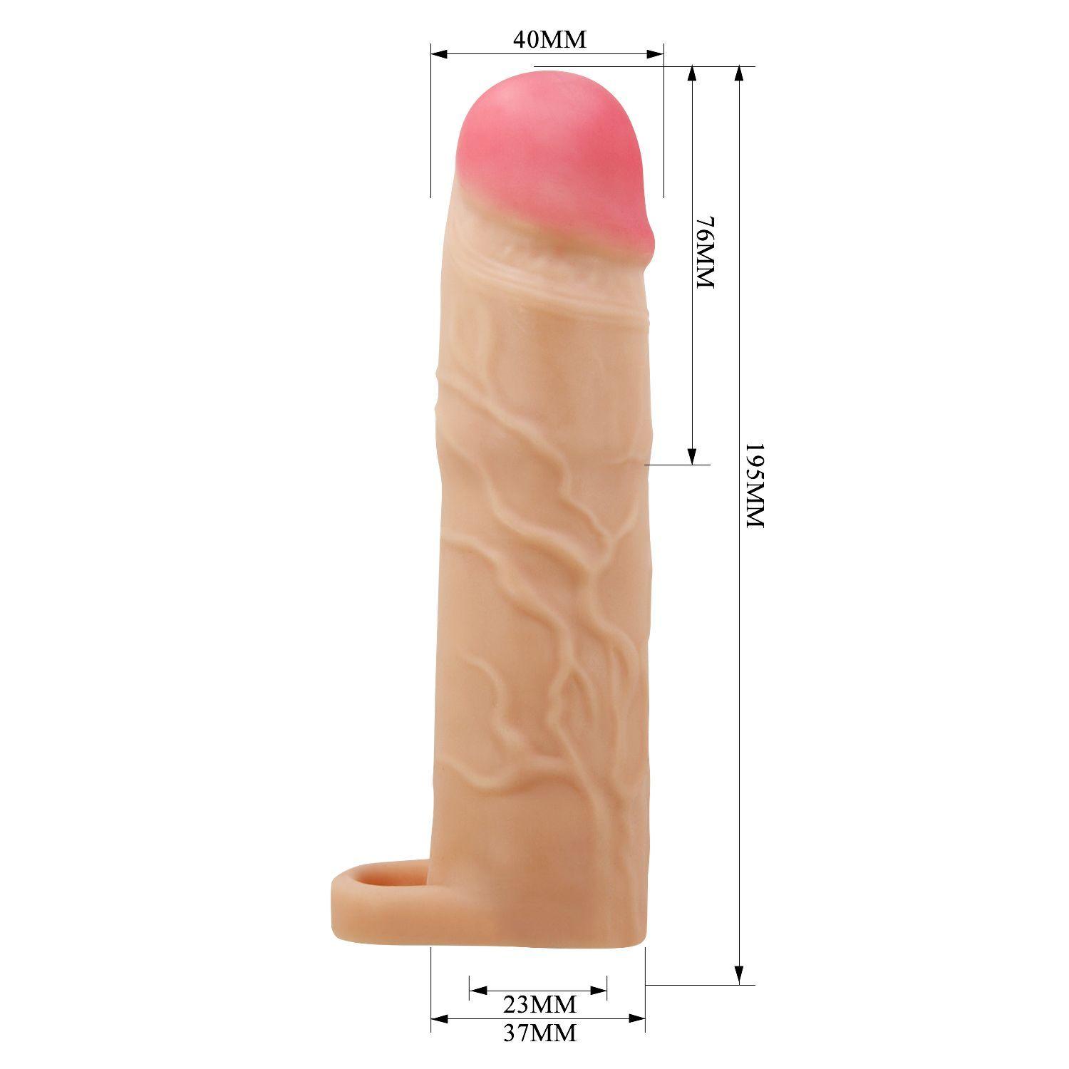 Funda Extensora y Engrosadora de Pene Gerd 19,5 cms-5