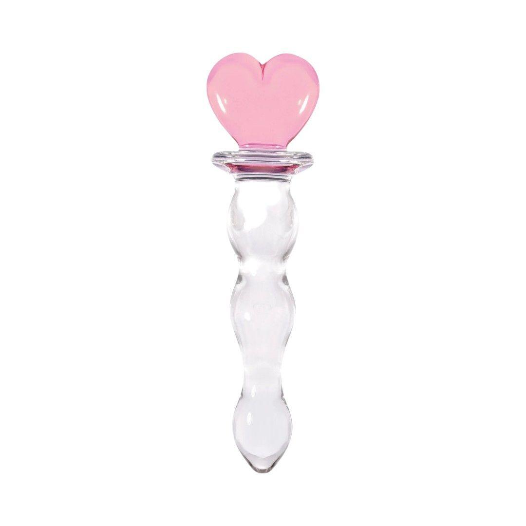 Consolador Crystal Corazón de Vidrio-0