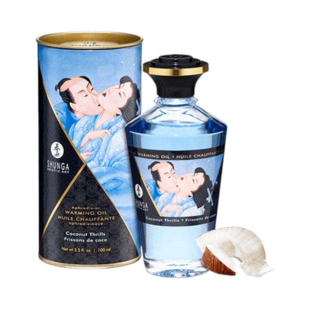 Aceite Afrodisíaco Comestible Coco Shunga 100 ml-0