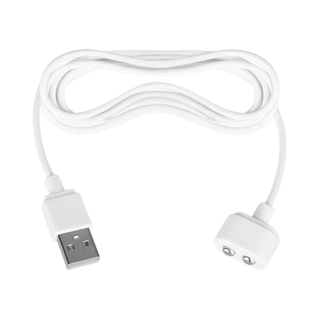 Satisfyer Cable de Carga Magnetico USB Blanco-3