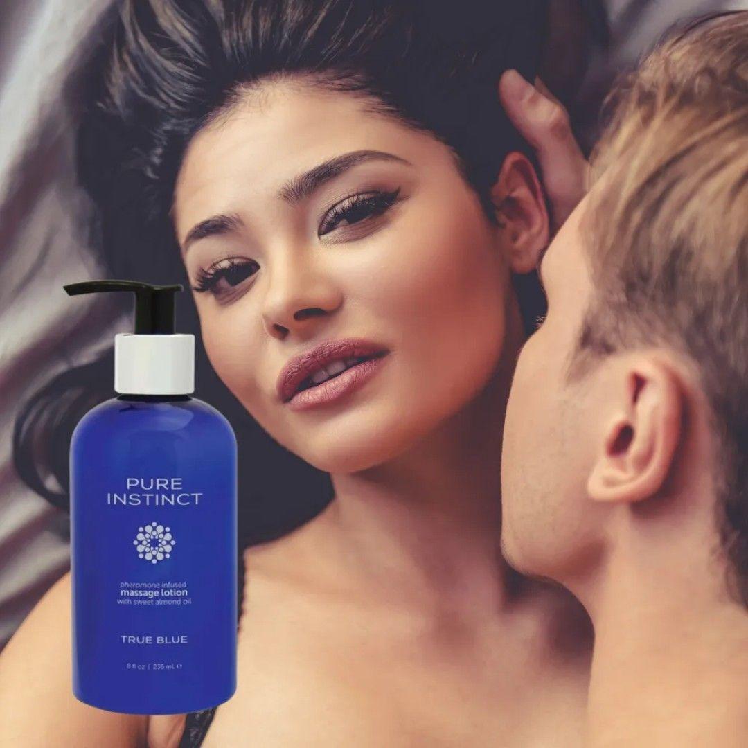 Locion para Masajes con Feromonas Pure Instinct True Blue 236 ml-1