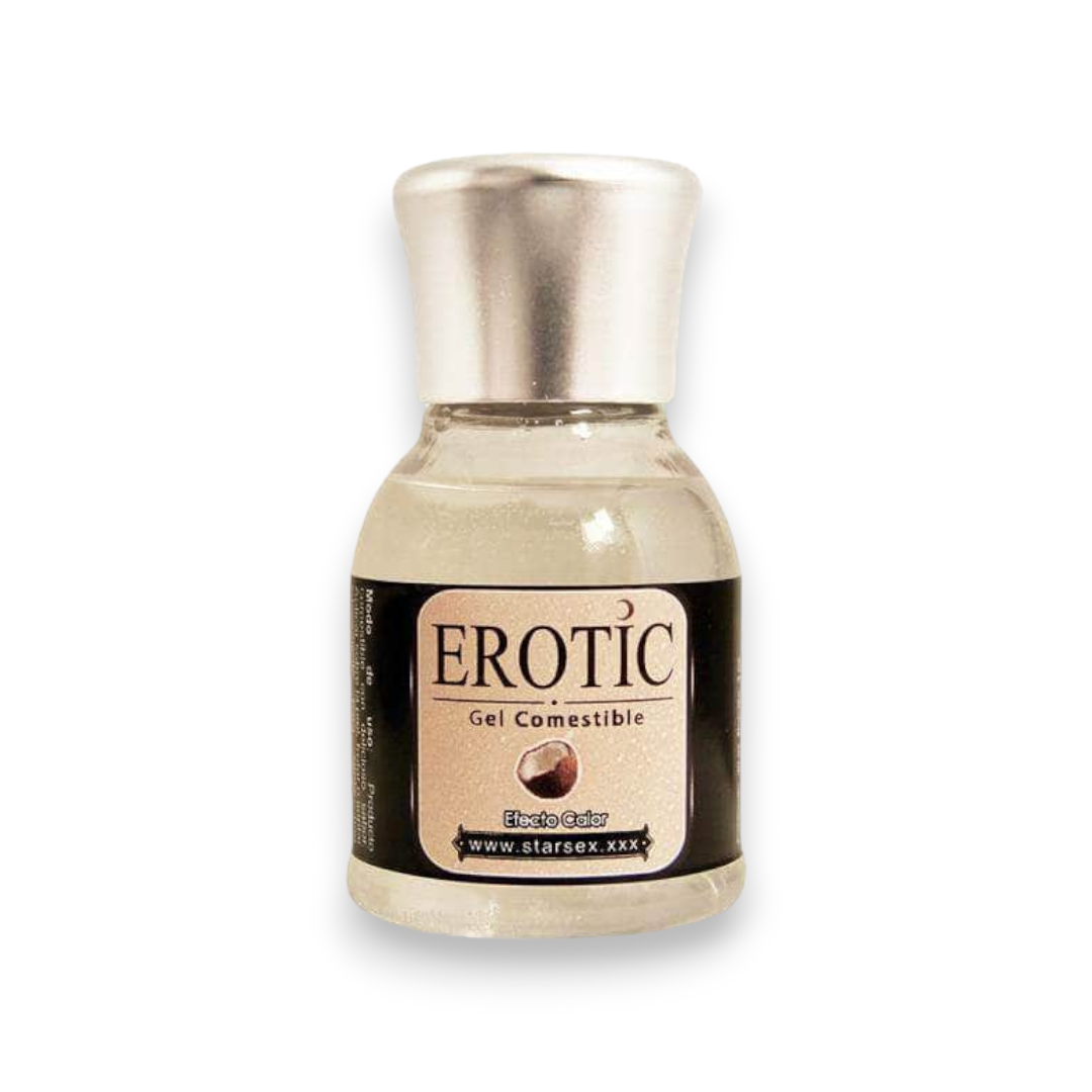 Gel Comestible Erotic Coco 30 ml para Masajes y Sexo Oral-1