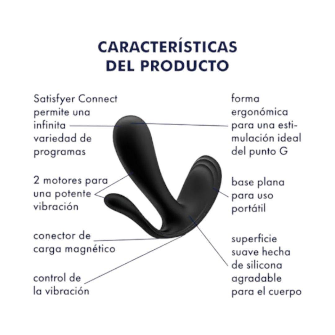 Satisfyer Top Secret+ con App Vibrador Doble Estimulación-6