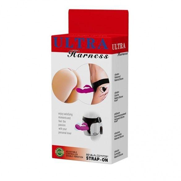 Arnés con Vibración y Estimulador de Clítoris-2