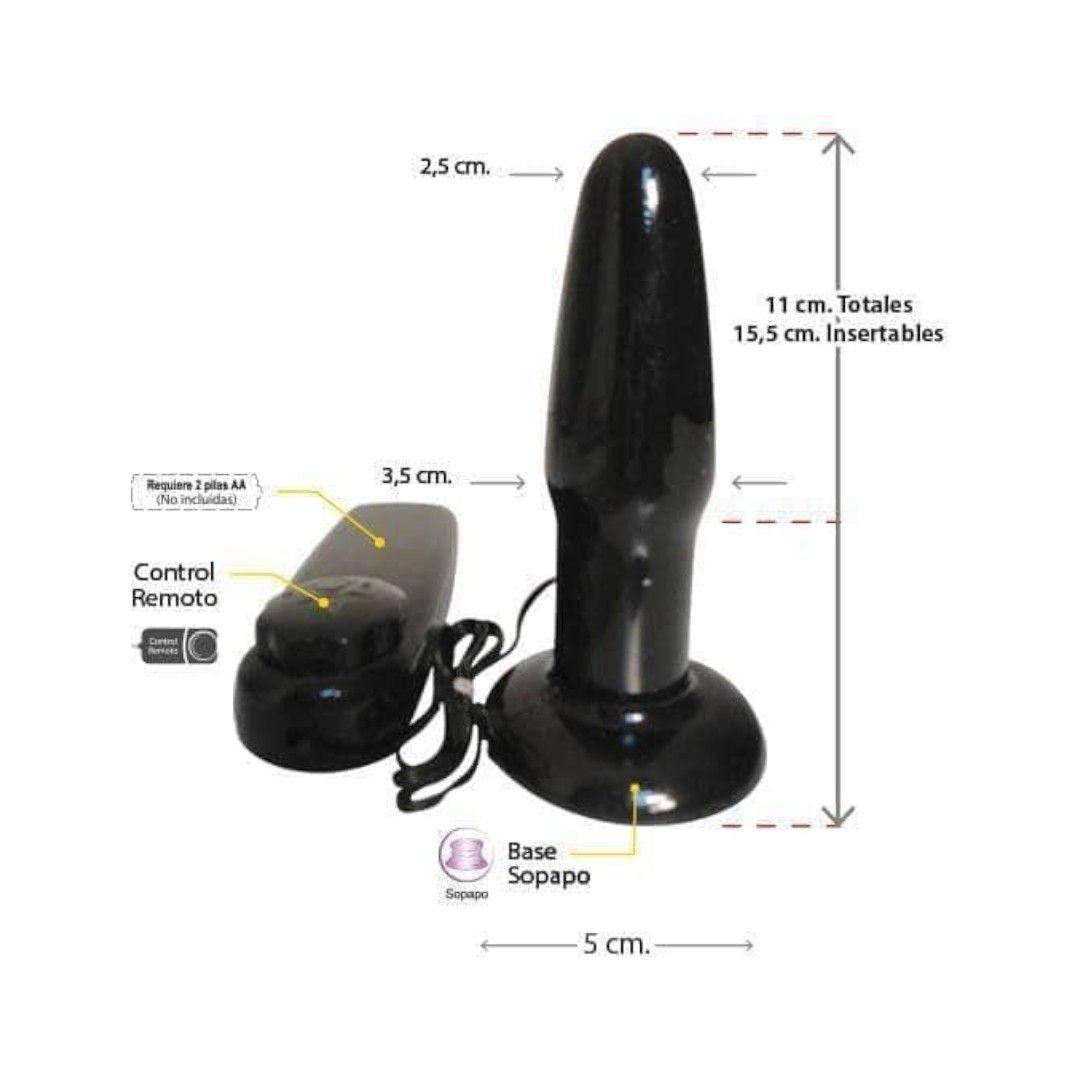  Plug Anal con Vibración a Control Remoto-2