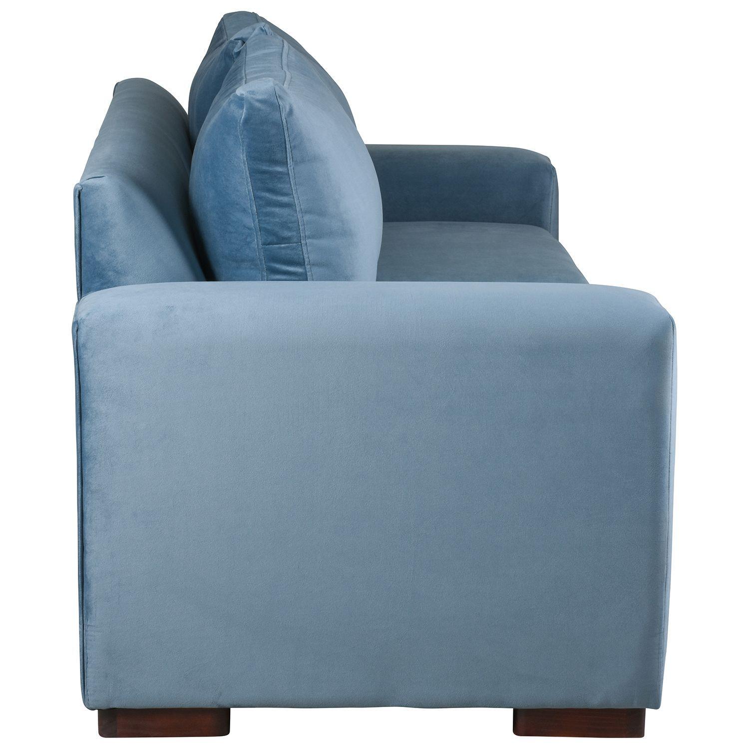 Sofá Edom 3 Cuerpos - Tela Felpa-6