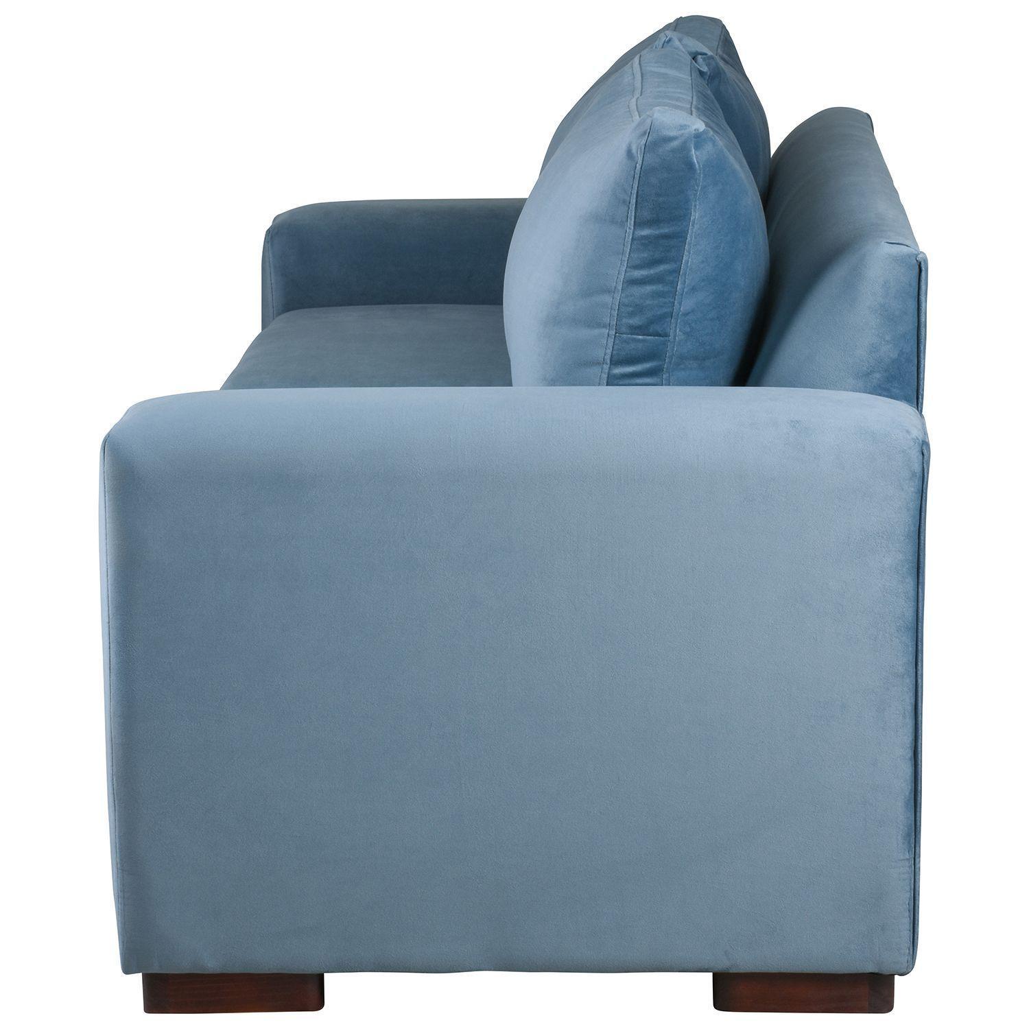 Sofá Edom 3 Cuerpos - Tela Felpa-2