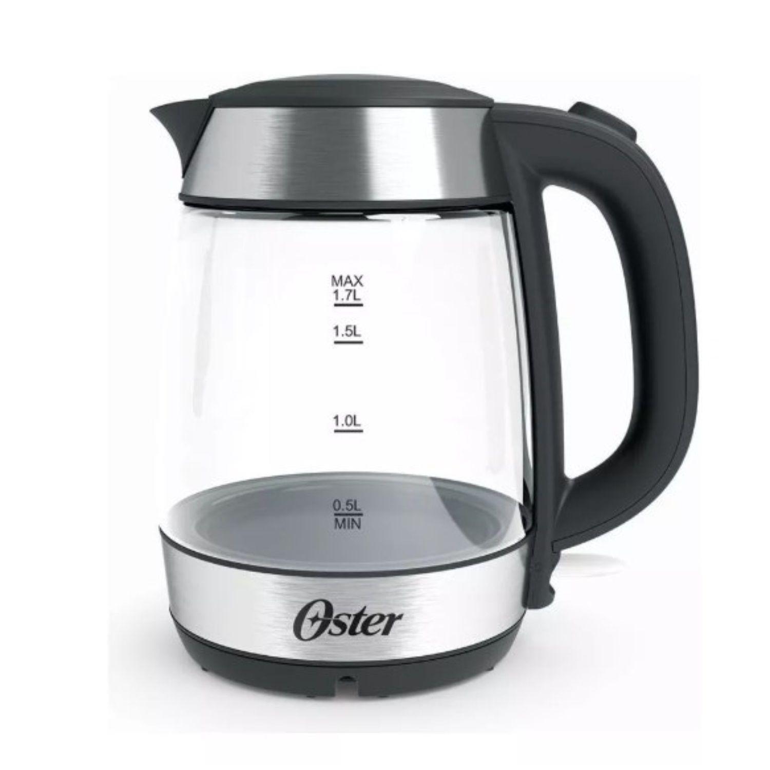 Hervidor eléctrico Oster de vidrio 1.7 Lt -2