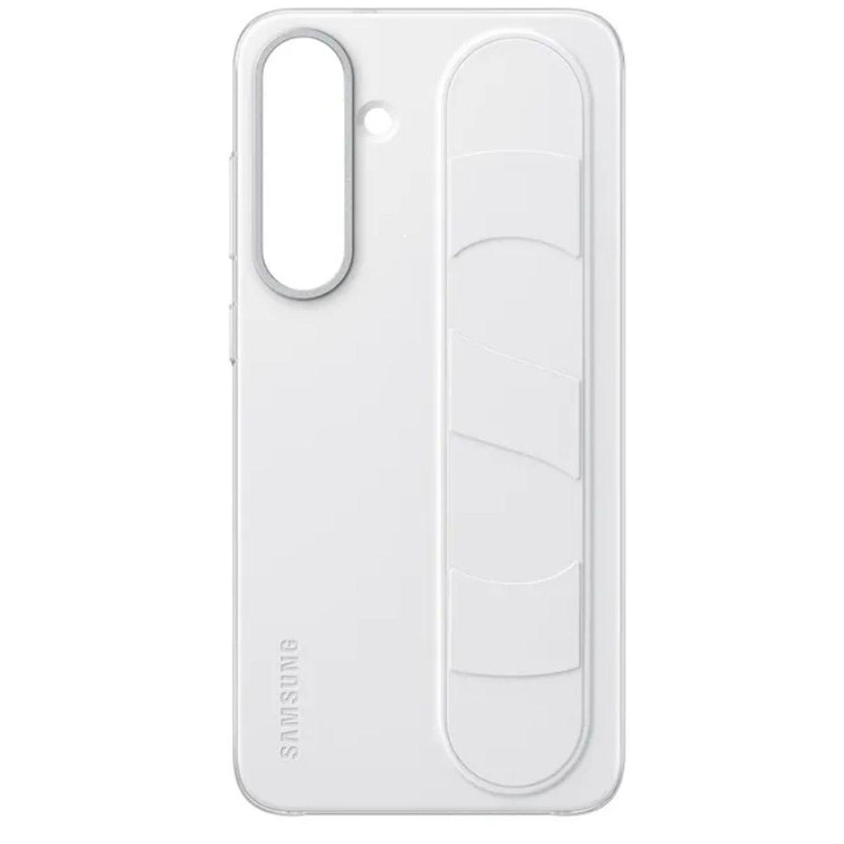 Funda Samsung Galaxy S25 Ultra Standing Grip Case Blanco Original Samsung-0
