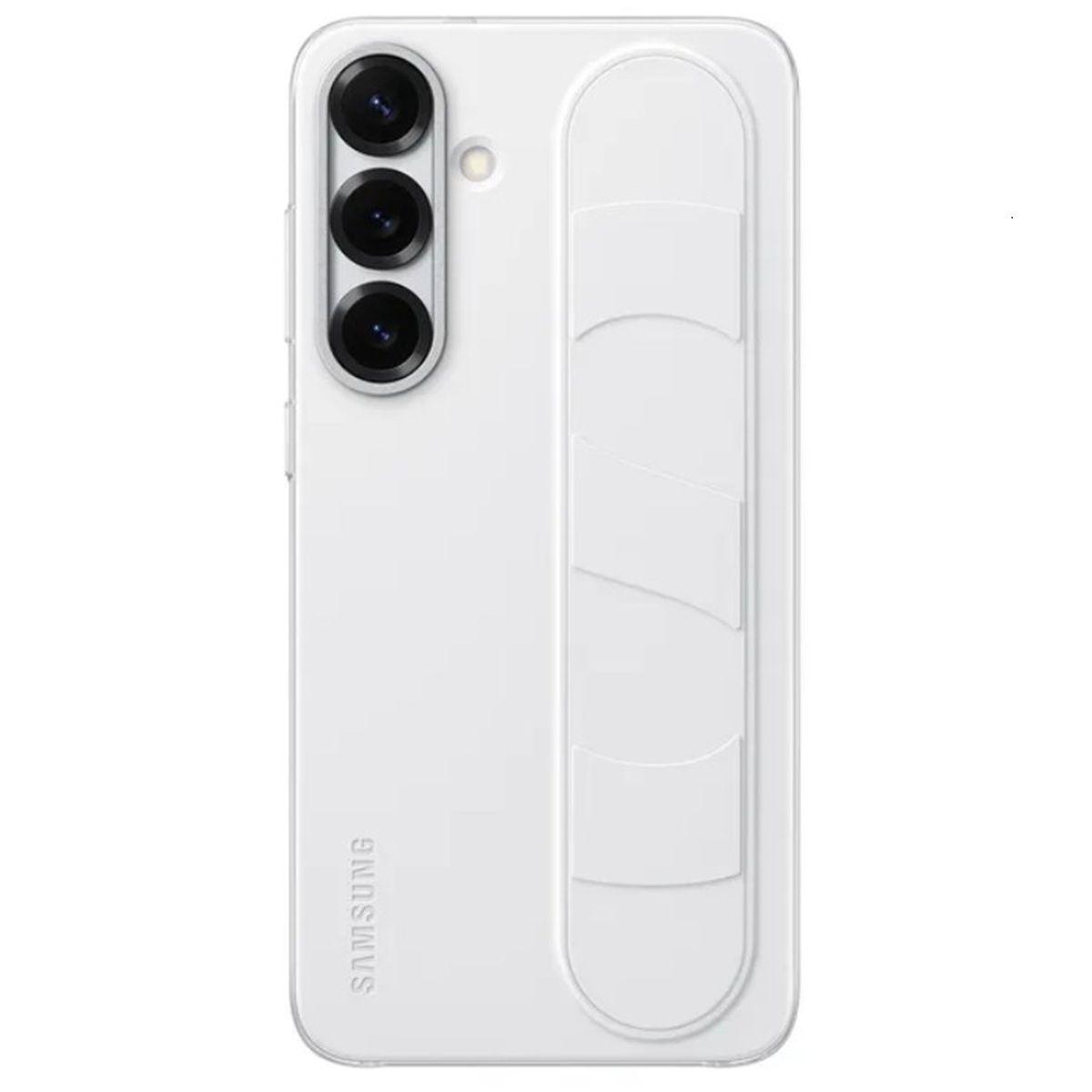 Funda Samsung Galaxy S25 Ultra Standing Grip Case Blanco Original Samsung-1