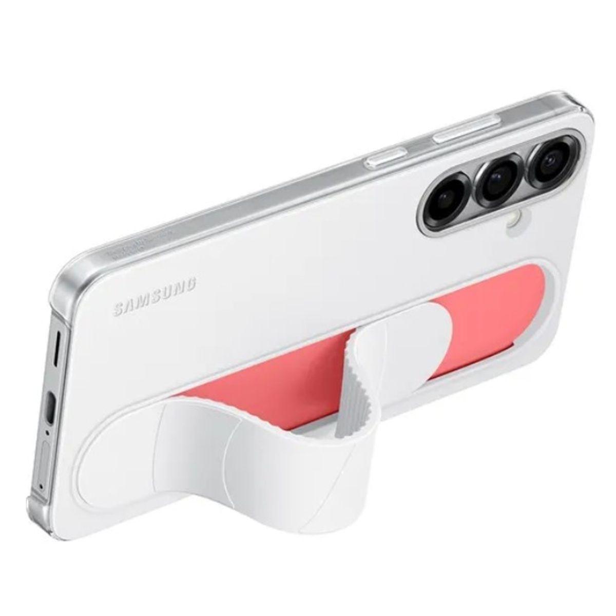 Funda Samsung Galaxy S25 Ultra Standing Grip Case Blanco Original Samsung-4