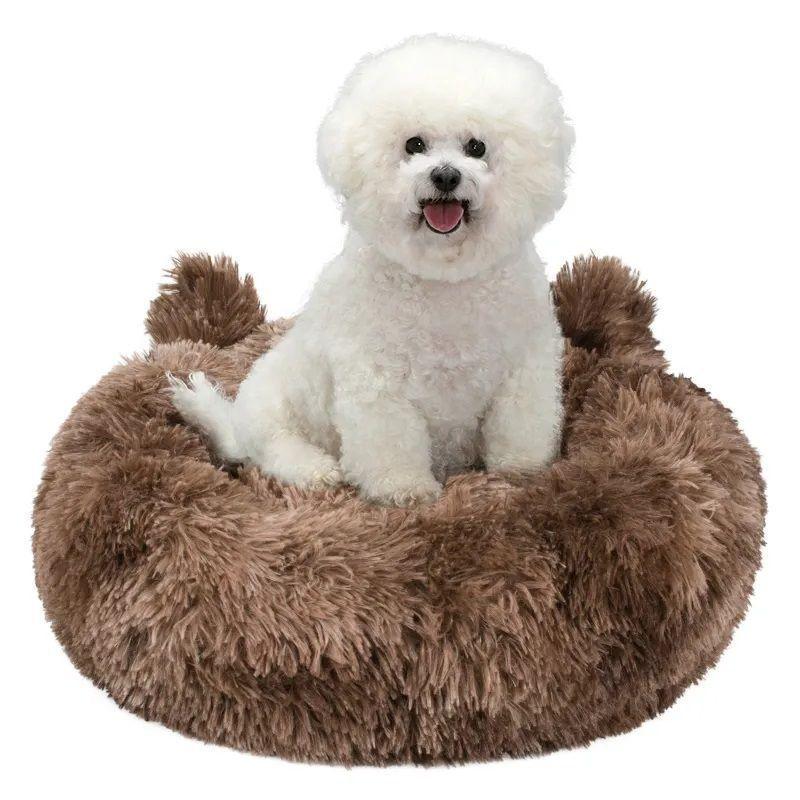 Cama Para Mascota Luri Pets - Luxury Bed Extra Suave Gris-2