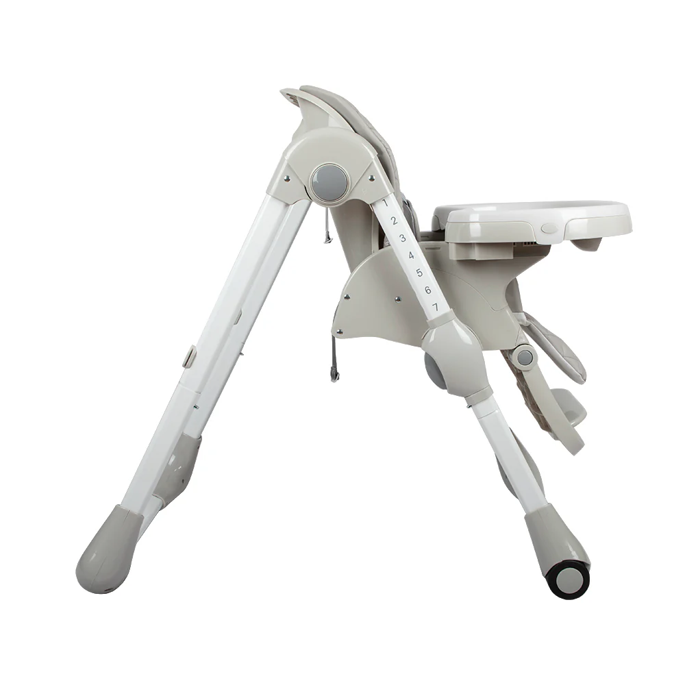 Silla De Comer Para Bebe Infanti Happy Meal Pro D007 Gris-3