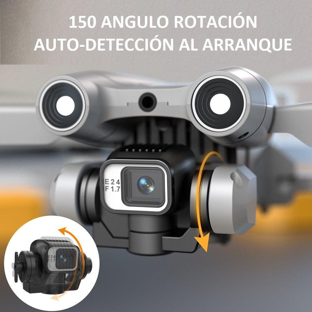 Drone Kf-610 Cámara Dual 3 Baterias Anti-obstáculos Giro 360 v2023 Black-5