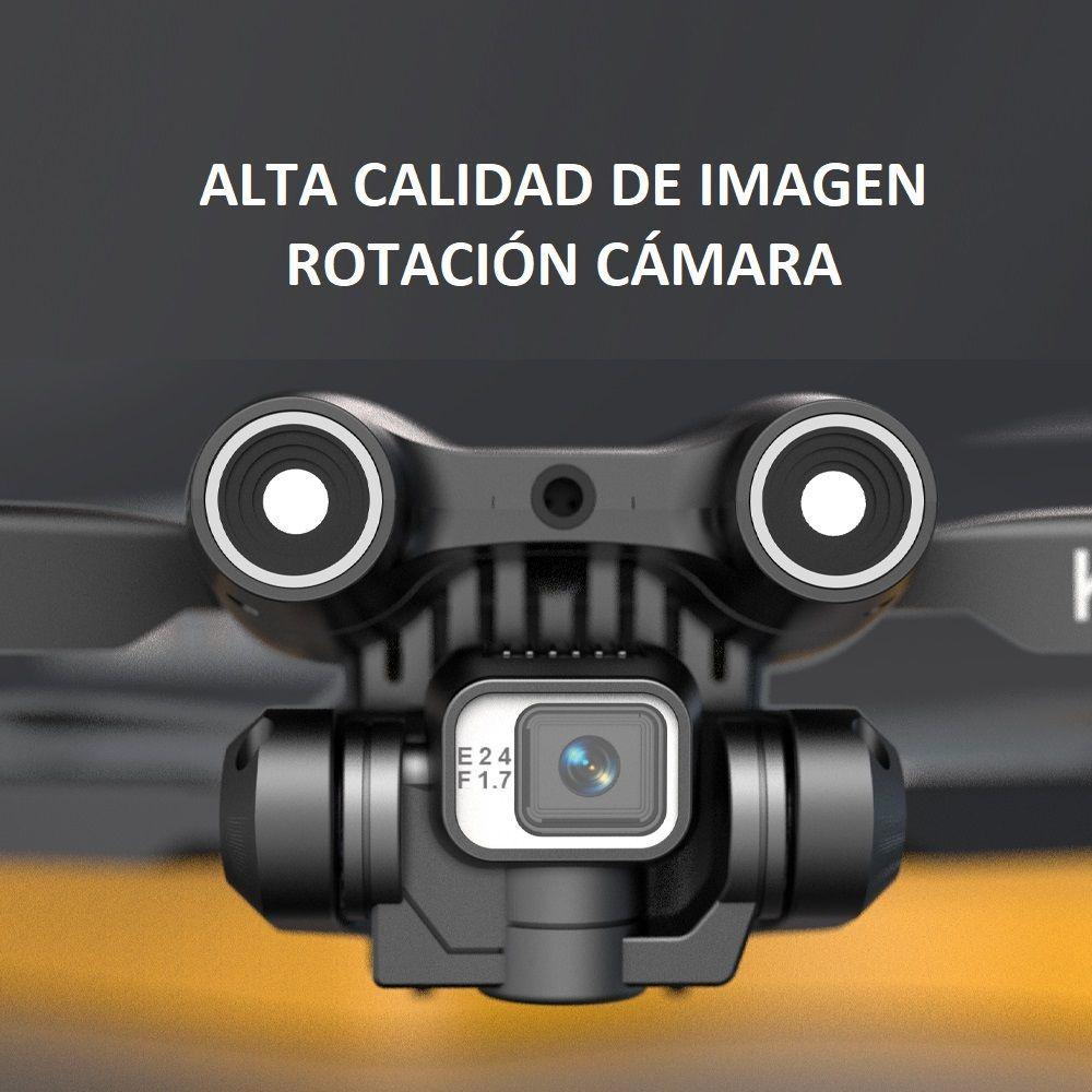 Drone Kf-610 Cámara Dual 3 Baterias Anti-obstáculos Giro 360 v2023 Black-2