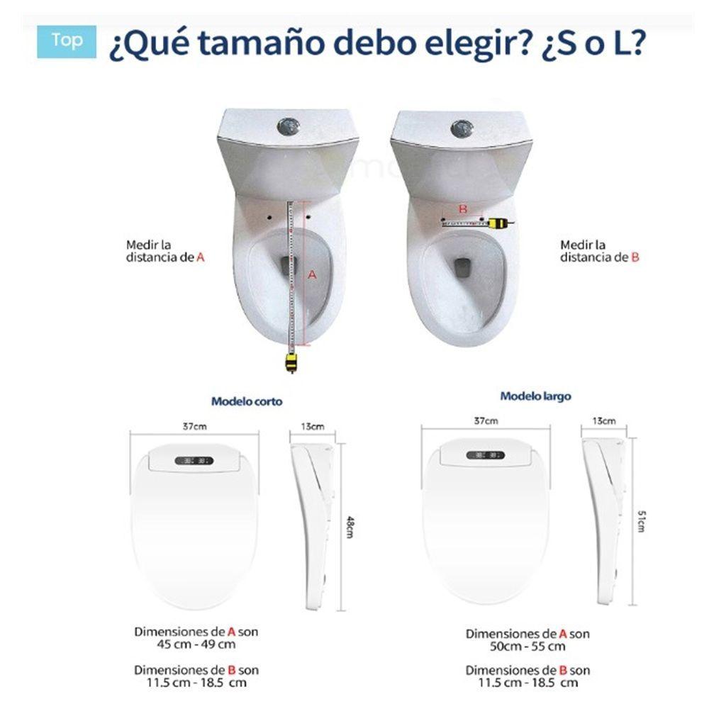 Baño Japonés Be Blú con Control Remoto y Sensor de Movimiento.-6