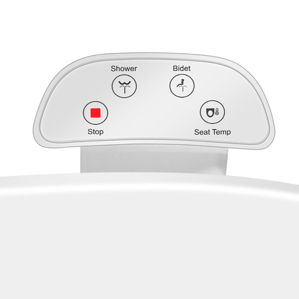 Tapa Asiento de Inodoro Inteligente BLU105 S Black Bidet Baño WC Japonés-4