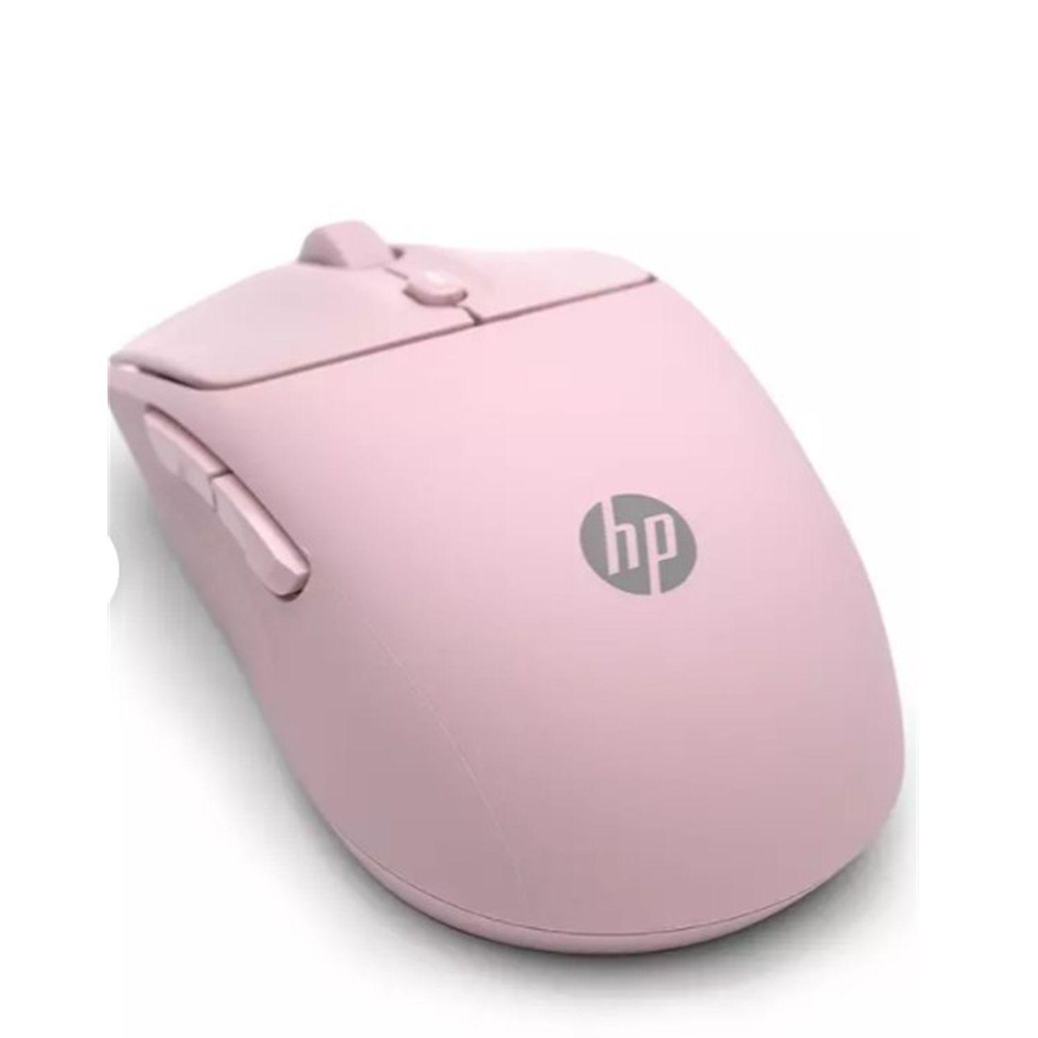 Mouse Inalámbrico Silencioso HP 400 Quiet Rosado-5