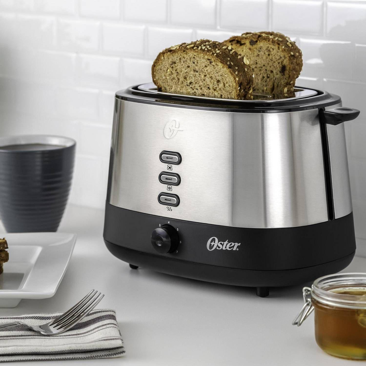 Tostador Oster® 2 rebanadas en acero inoxidable TSSTTR500-2