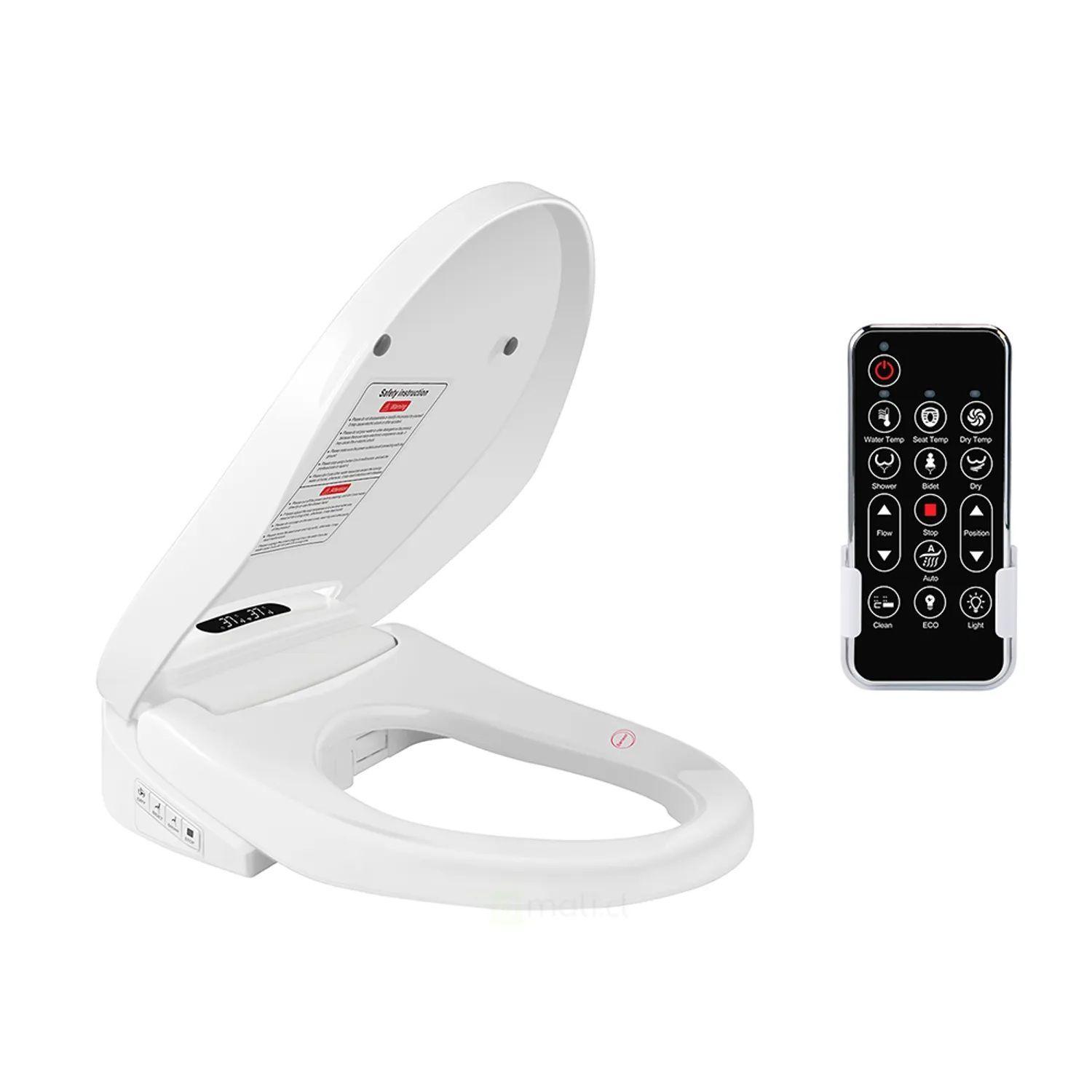 Tapa de Inodoro Inteligente BLU101 S White Bidet Baño WC Japonés-2