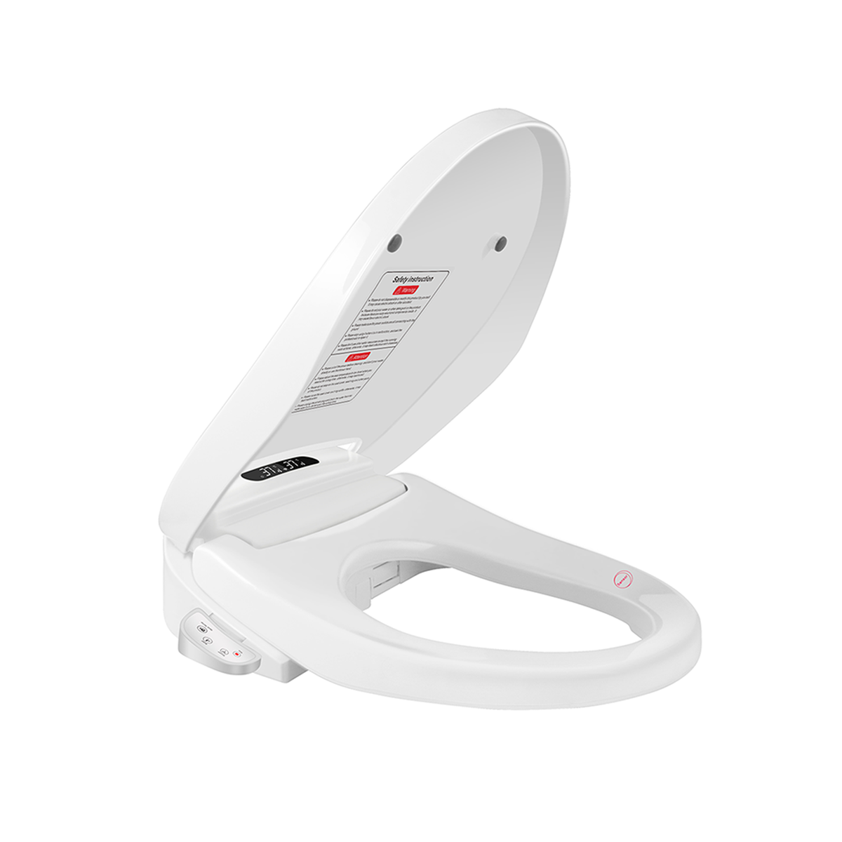 Tapa Asiento de Inodoro Inteligente BLU105 S White Bidet Baño  WC Japonés-4