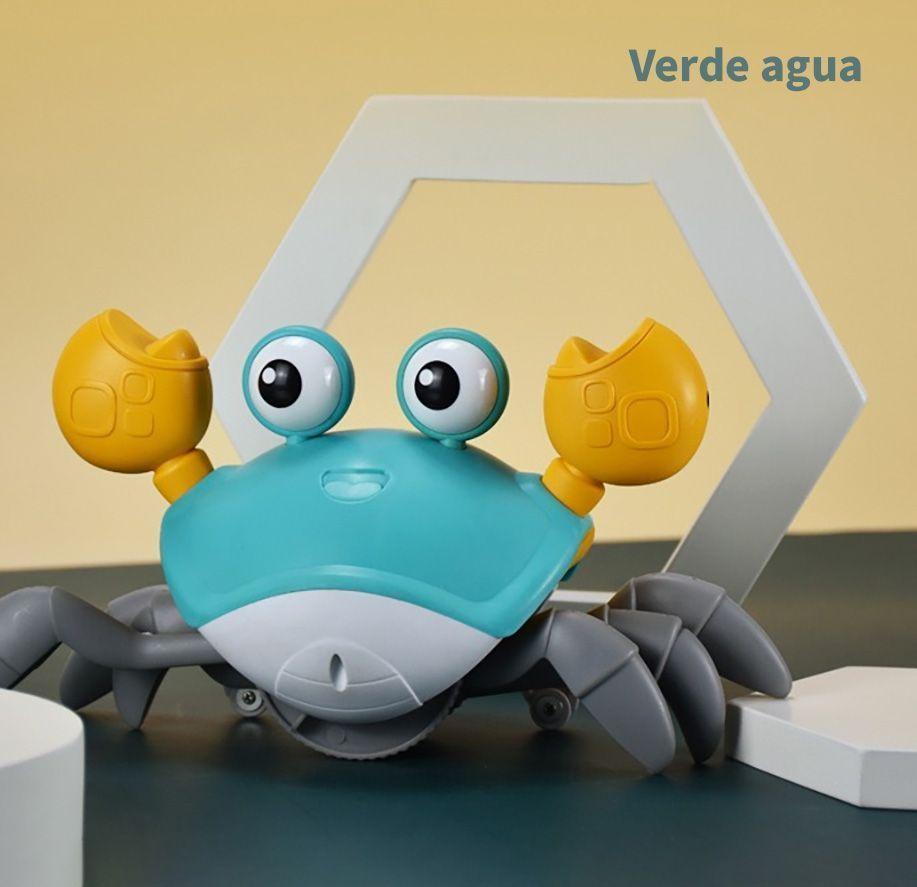 Cangrejo De Juguete Eléctrico Musical Anti-obstáculos – Verde-1
