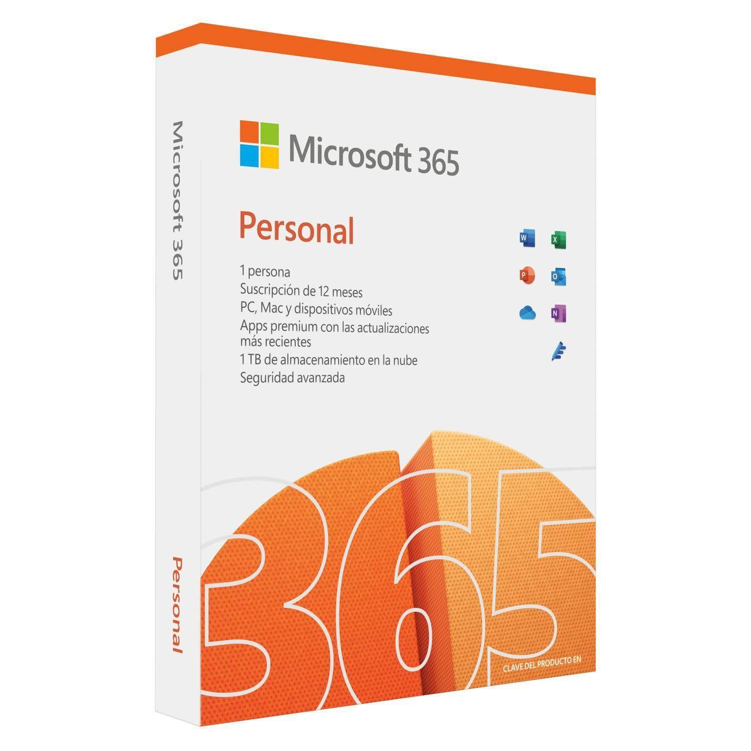 Microsoft Office 365 Personal 1 Persona Suscripción 12 Meses-1