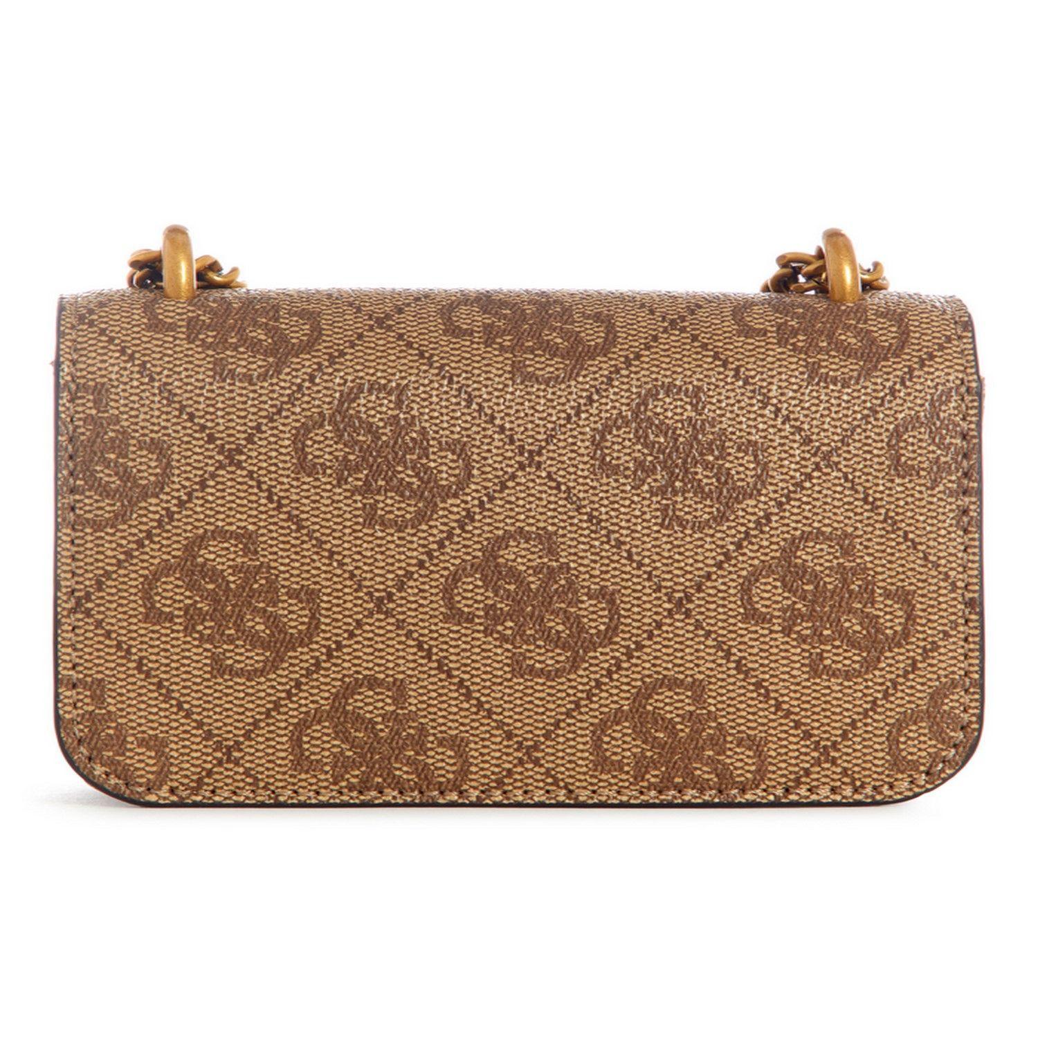 Mini Cartera Alexie Micro Mini Ltl Café Guess-2