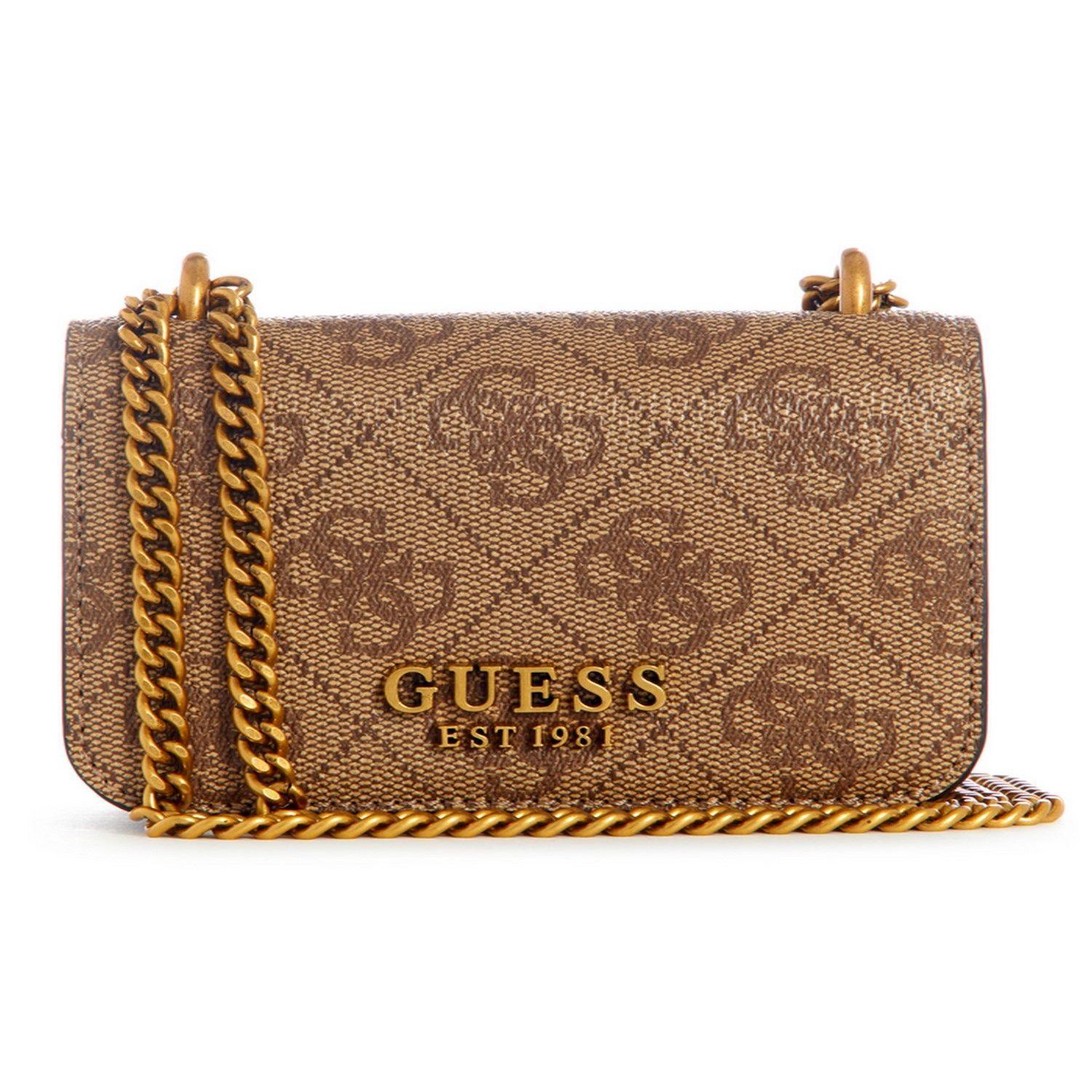 Mini Cartera Alexie Micro Mini Ltl Café Guess-0