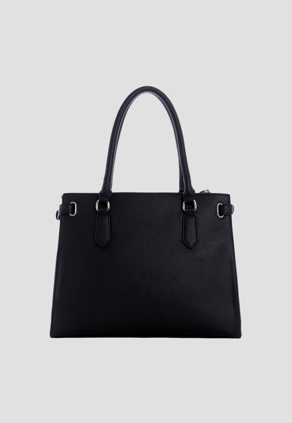 Cartera Marysville Satchel Bla Negro Guess-2