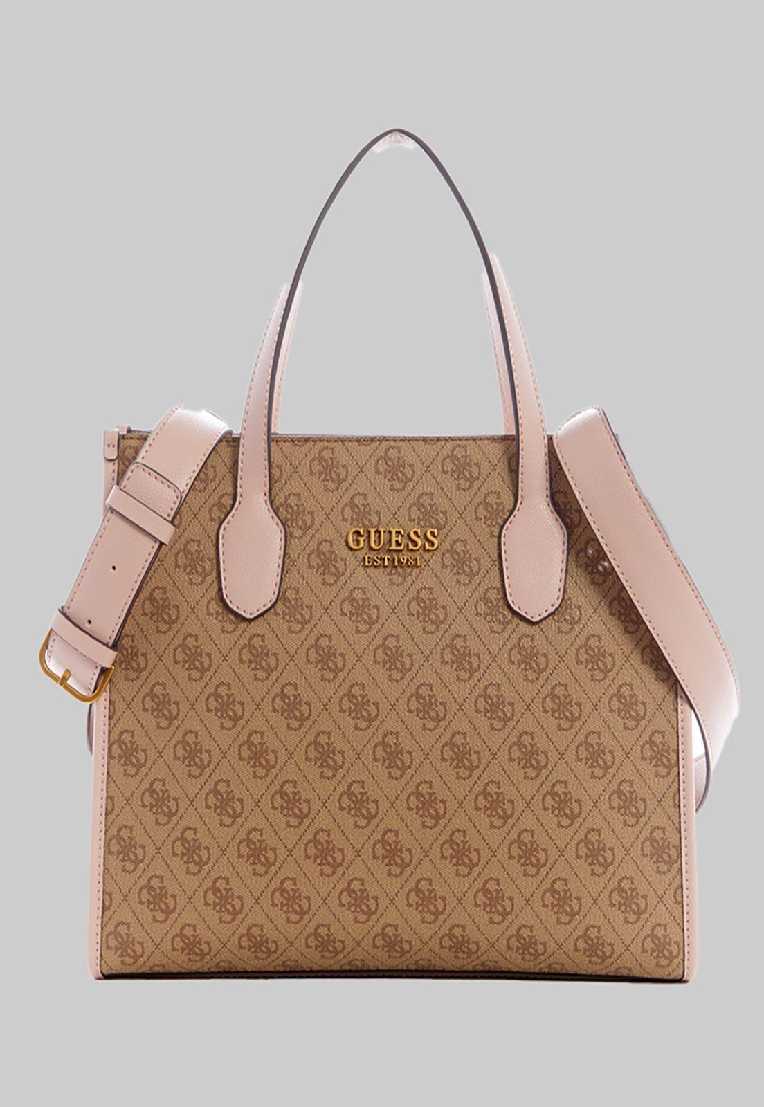Cartera Guess Silvana 2 Compartment Tote Llr Rosado-0