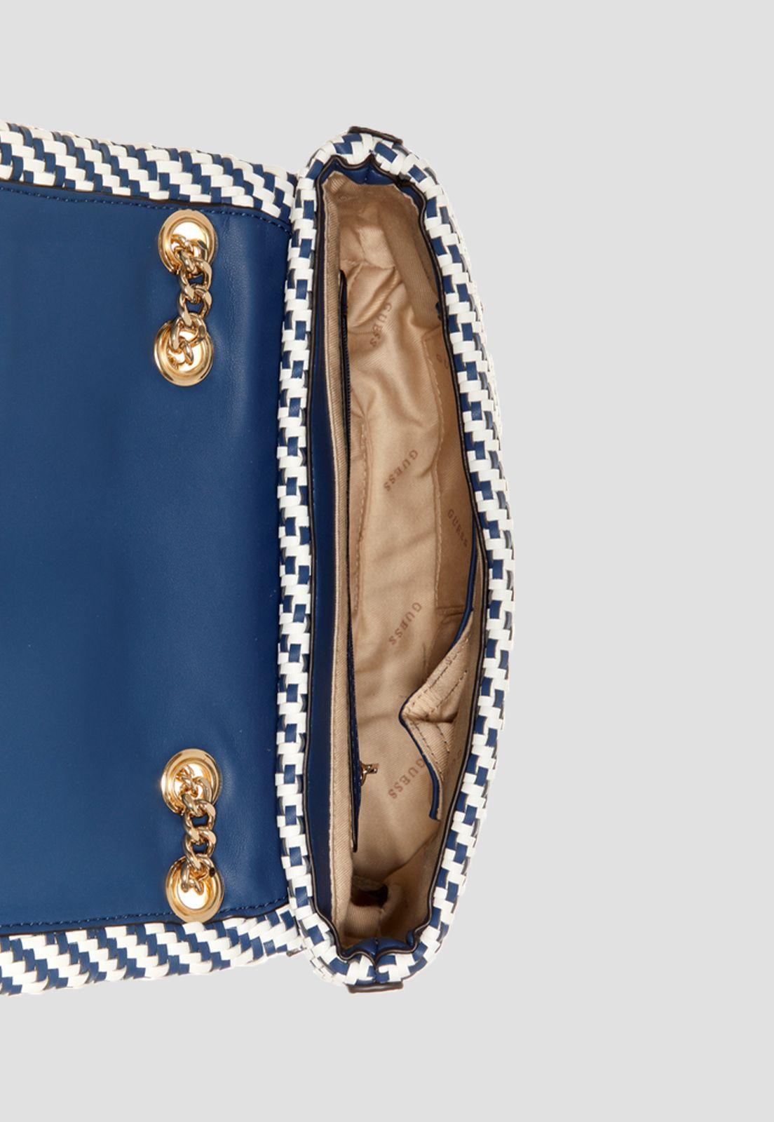 Cartera Hassie Convertible Xbody Flap Azul Guess-3