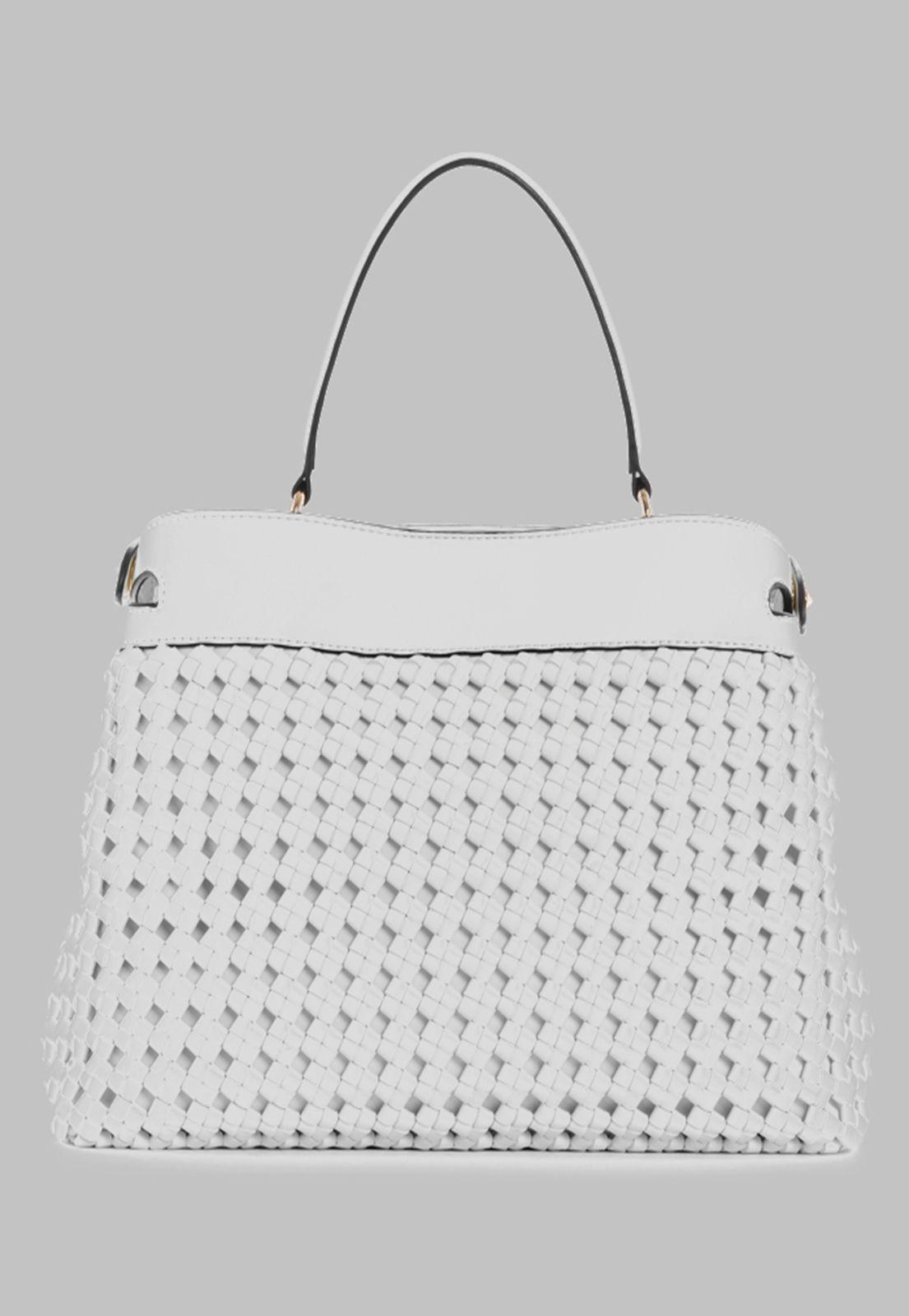 Cartera Guess Sicilia Satchel Whi Blanco-2