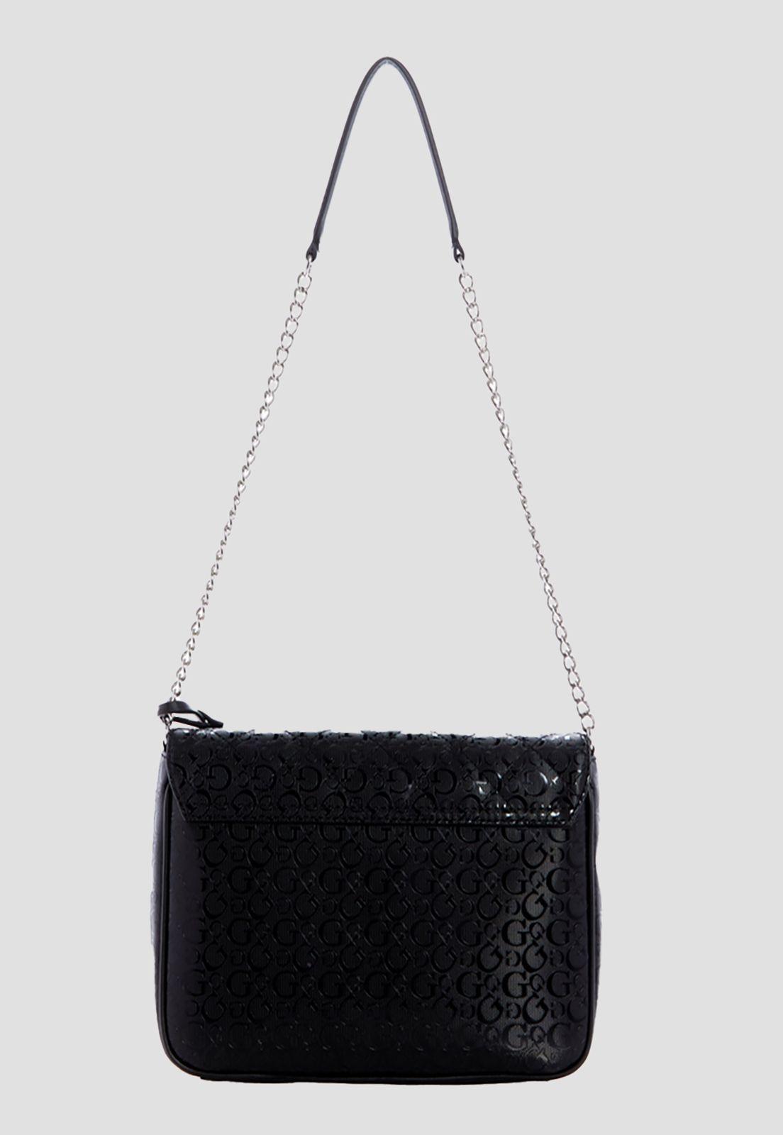 Cartera Gretna Crossbody Flap Bla Negro Guess-2