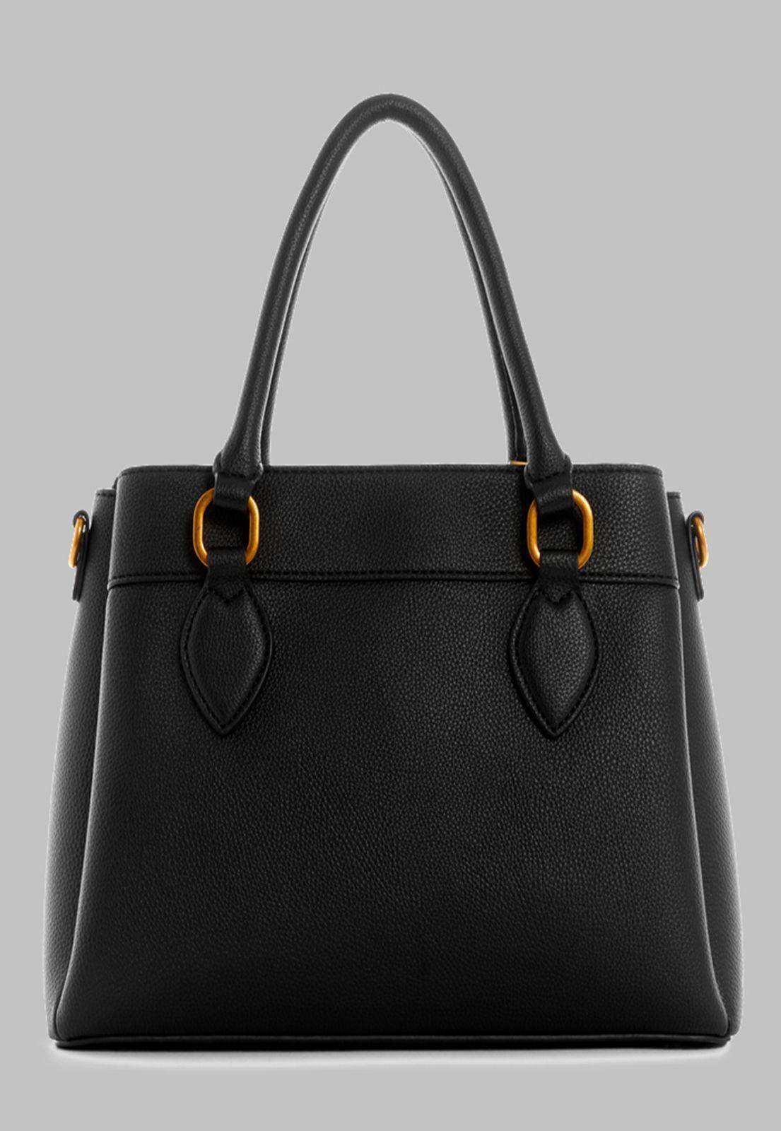 Cartera Guess Kasinta 3 Compartment Satchel Bla Negro-2