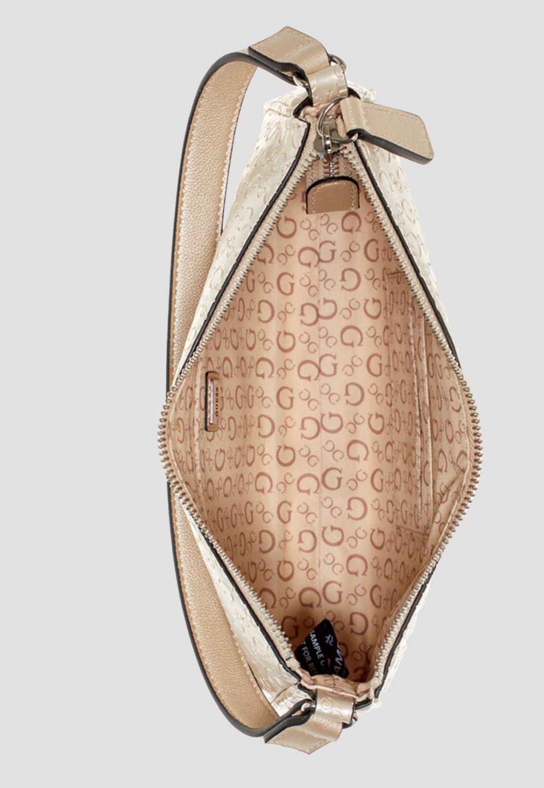 Mini Cartera Karan Mini Crossbody Ivo Blanco Guess-3