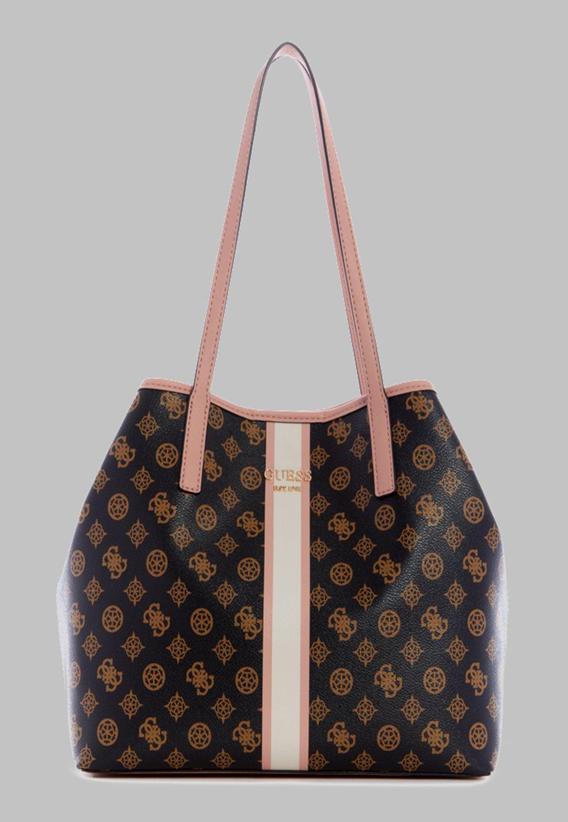 Cartera Guess Vikky Tote Mom Café-0