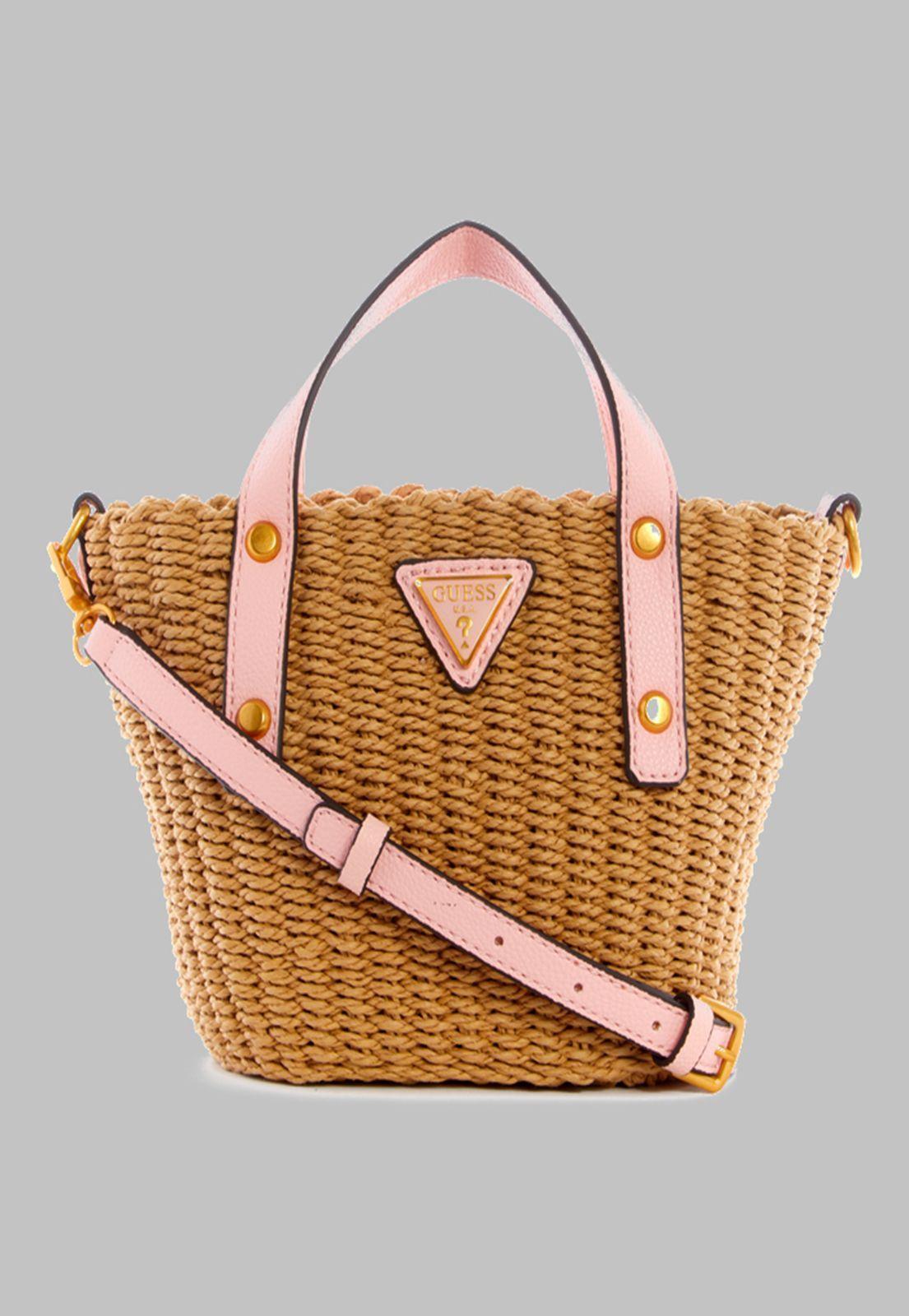 Mini Cartera Guess Lilica Mini Tote Pch Rosado-0