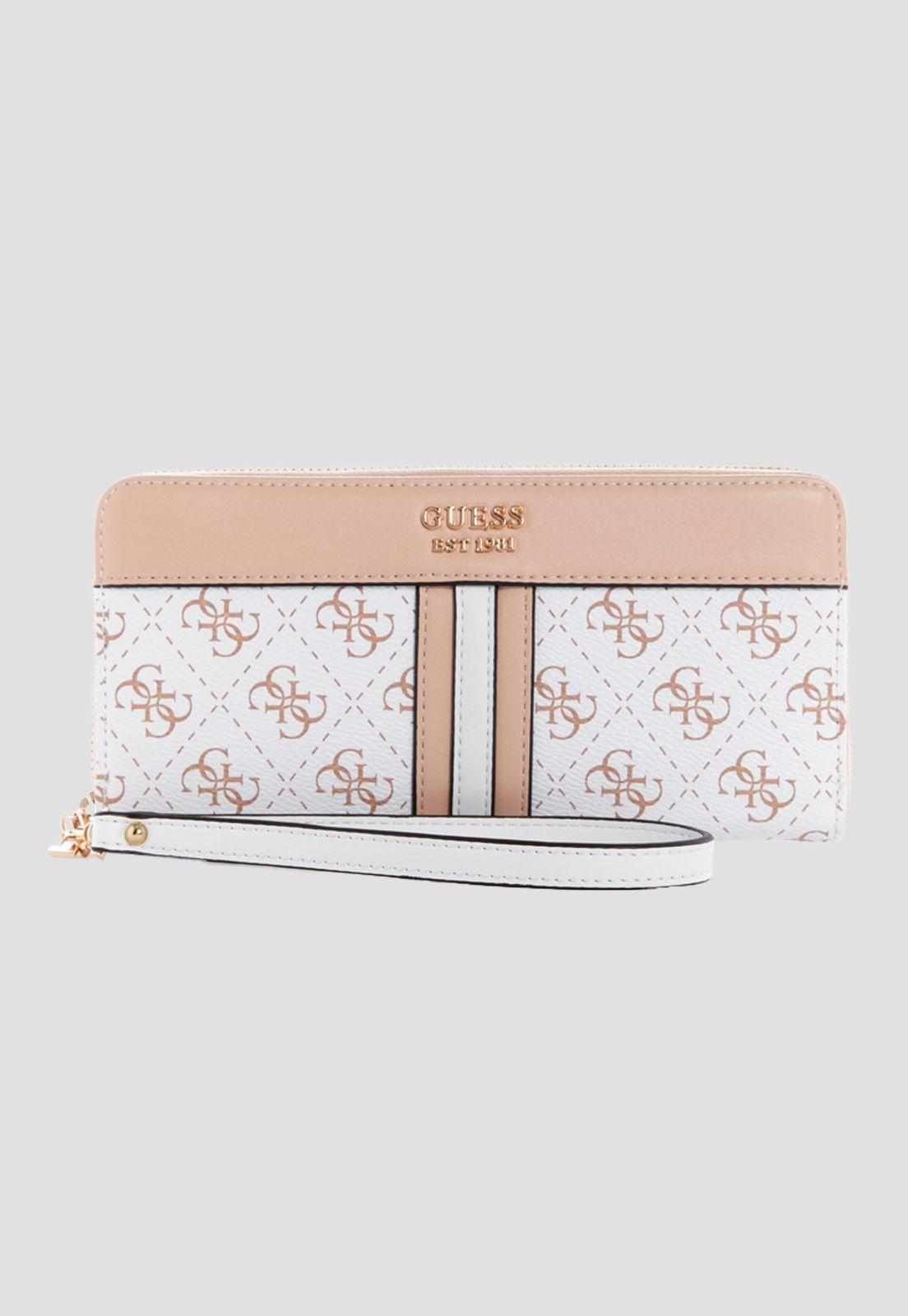 Billetera Kasinta Slg Large Around Blanco Guess-0