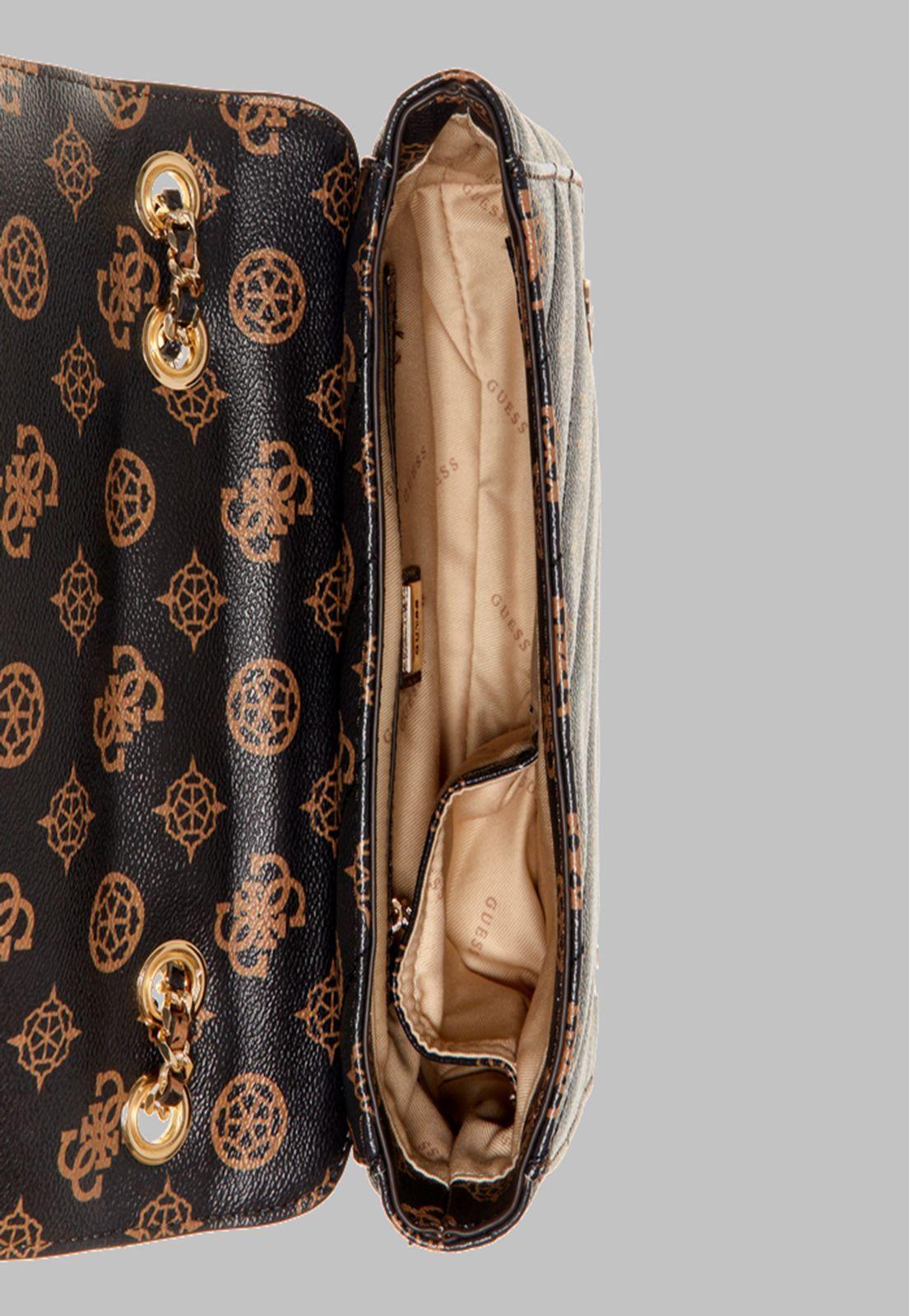 Cartera Guess Always Convertible Xbody Flap Mlo Café-3