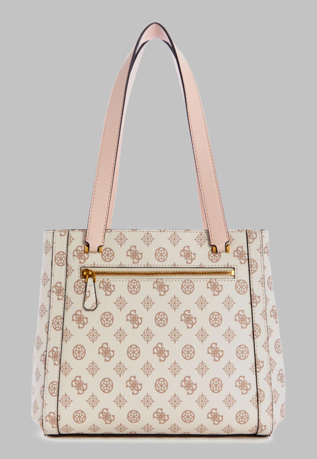 Cartera Guess Briana Shoulder Satchel Crg Crema-2