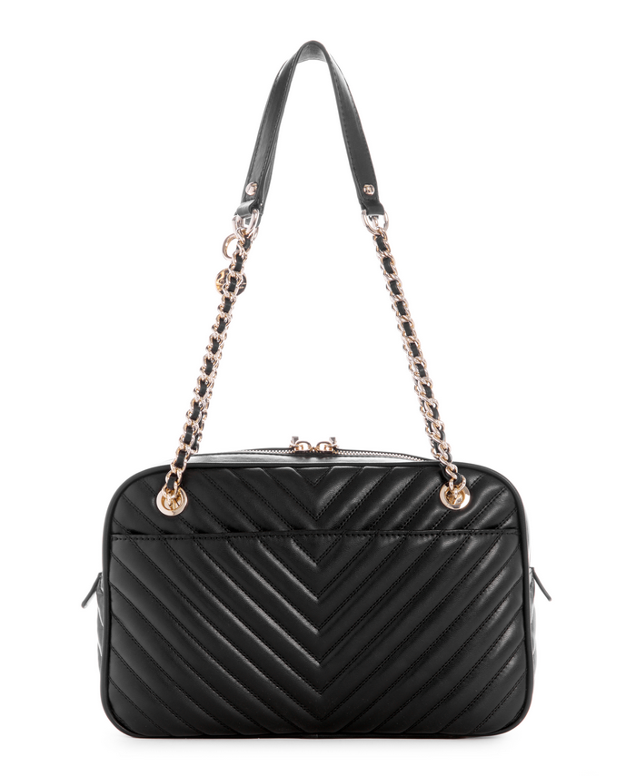 Cartera Guess Keillah Top Zip Shoulder Bag Bla Negro-2