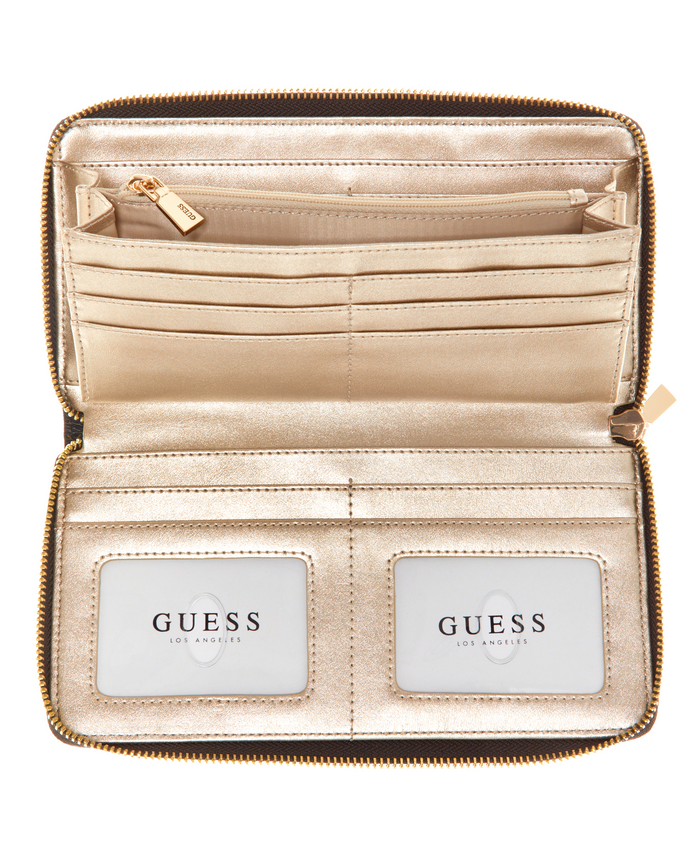 Billetera Laurel Slg Cheque Organizr Naranjo Guess-2