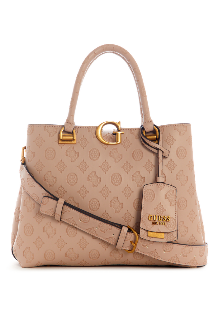 Cartera G Vibe Girlfriend Satchel Bfo Café Guess-0