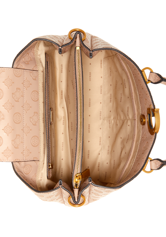 Cartera G Vibe Girlfriend Satchel Bfo Café Guess-3