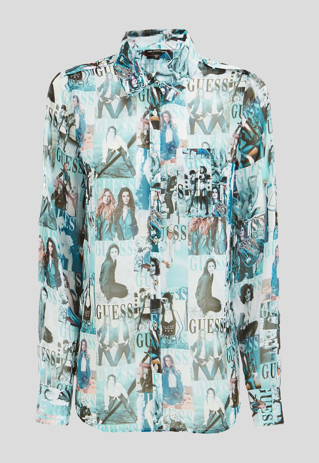 Camisa Guess Ls Ggt Ferris Shirt-0