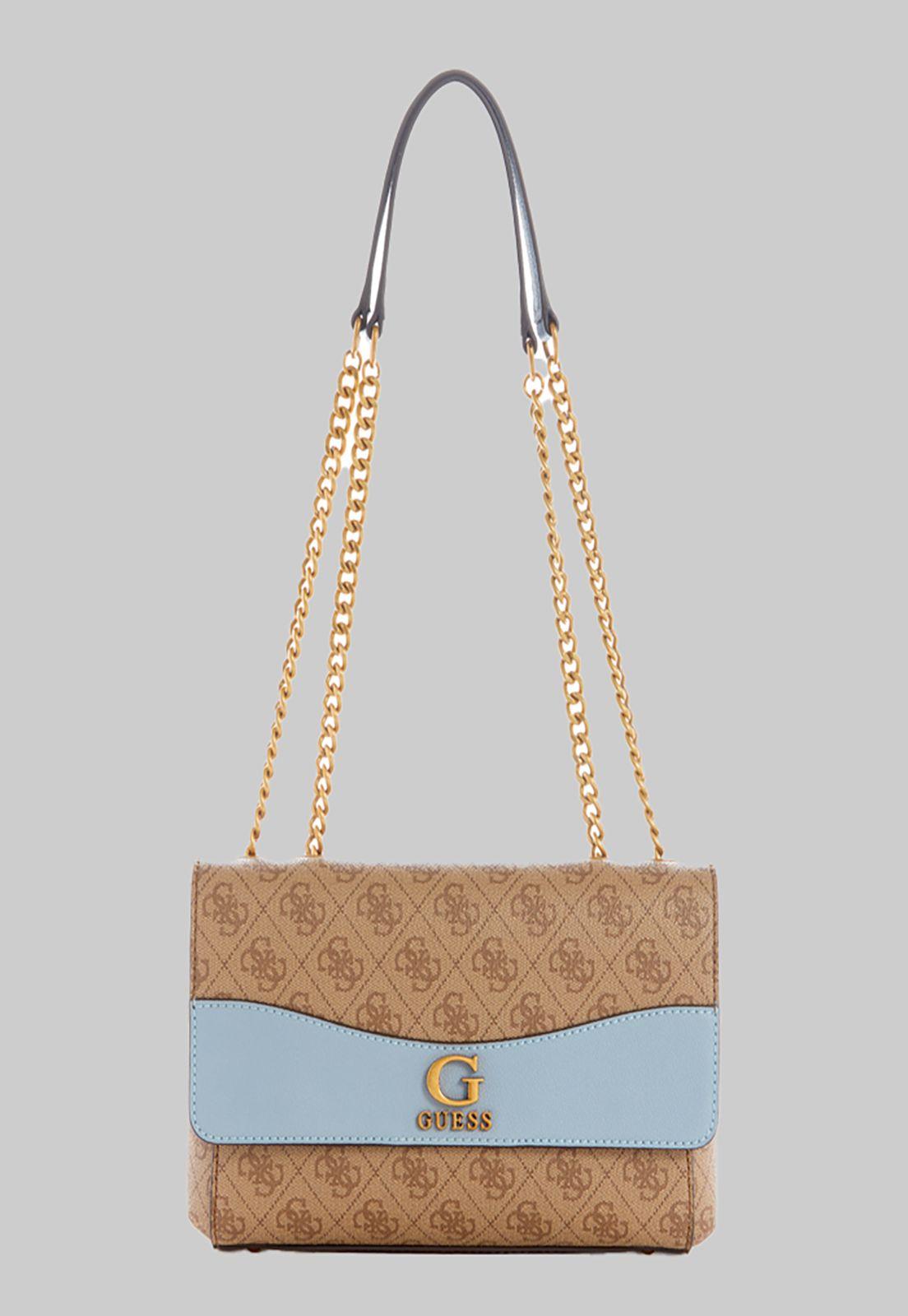 Cartera Guess Nell Logo Cnvrtble Xbody Flap Llt Lila-0
