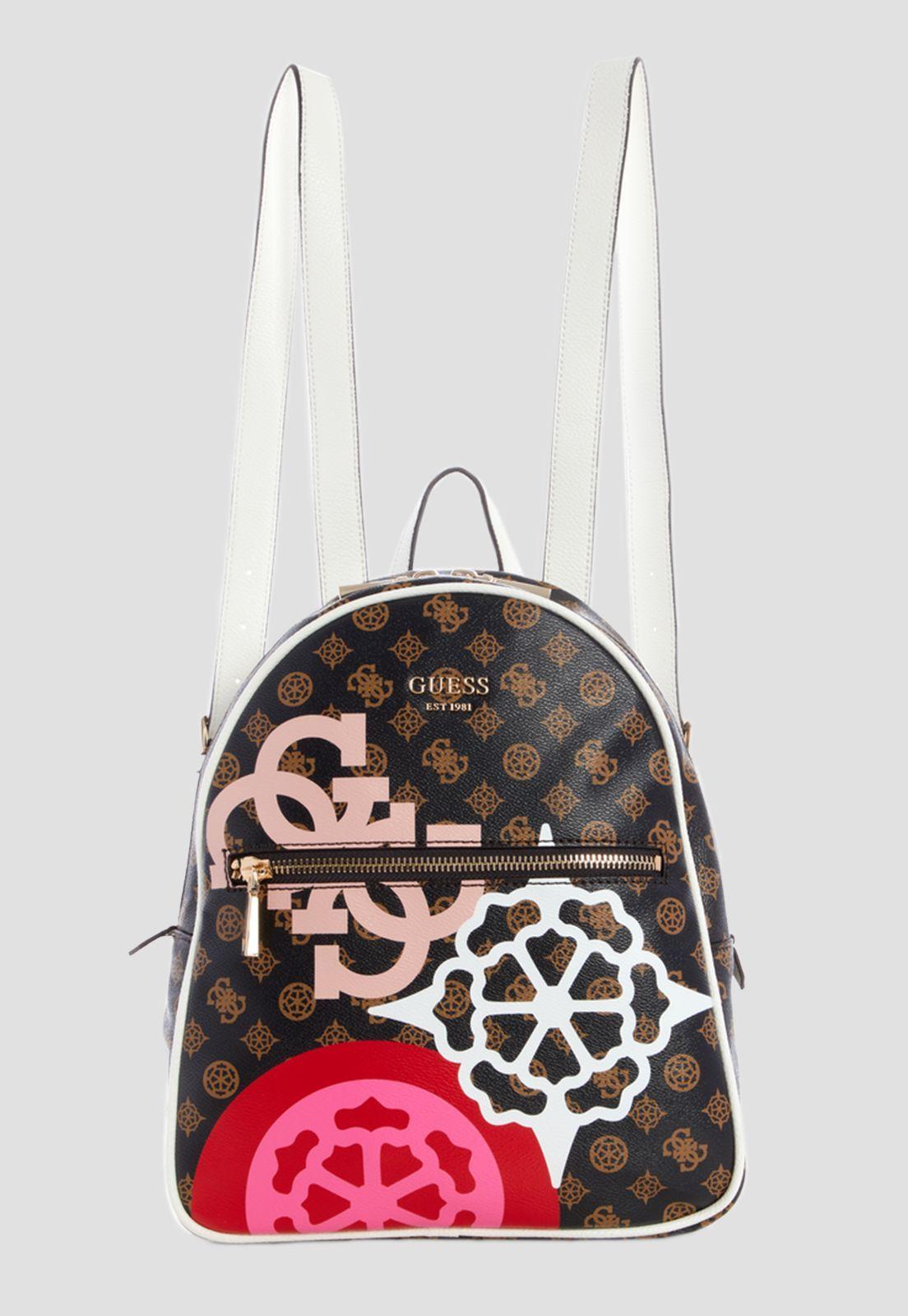 Mochila Vikky Backpack Mog Negro Guess-0