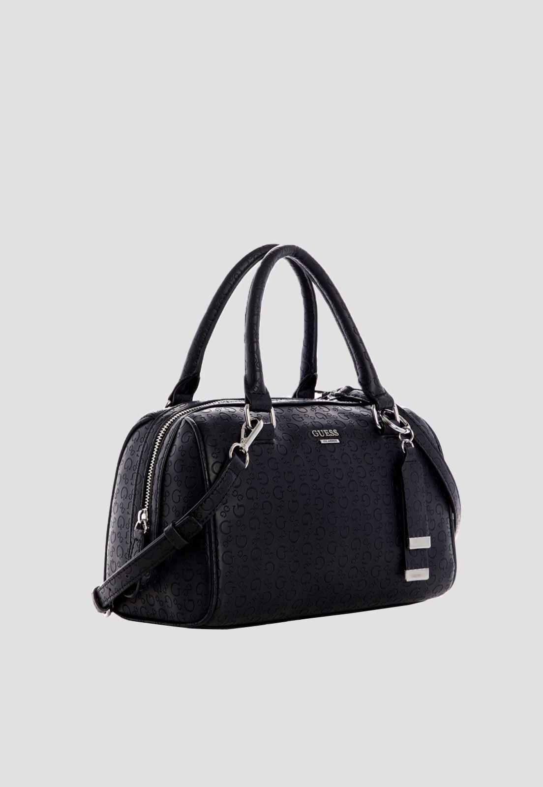 Cartera Tarpon Satchel Bla Negro Guess-1