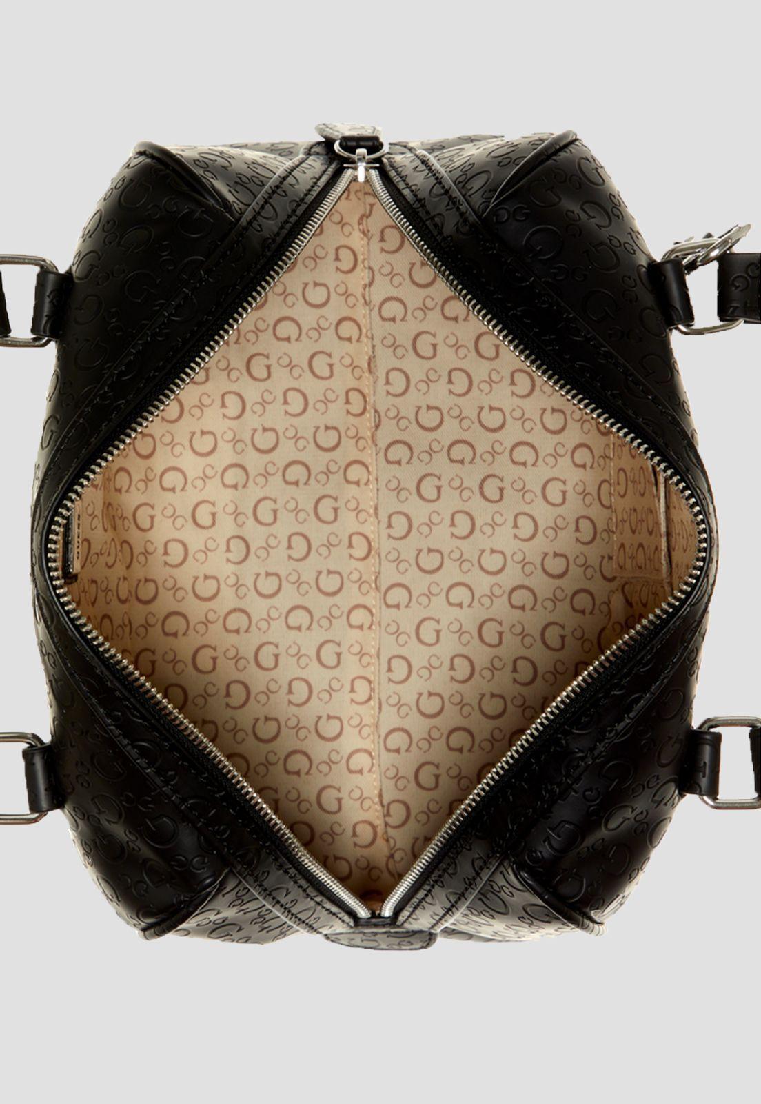 Cartera Tarpon Satchel Bla Negro Guess-3